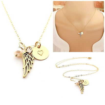 Add an Angel Wing Charm – Sterling Silver or 14k Gold Plate