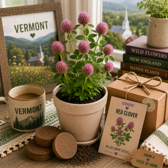 Vermont Red Clover Wildflower Grow Kit