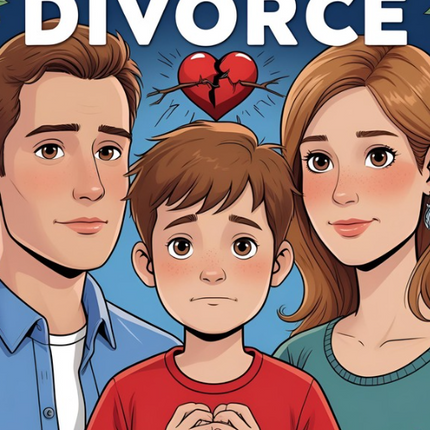 Coping with Divorce Workbook for Kids – 28-Page Canva Template with Journal & Support Tools
