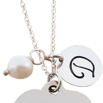 Bridesmaid Charm Necklace – Personalized Sterling Silver