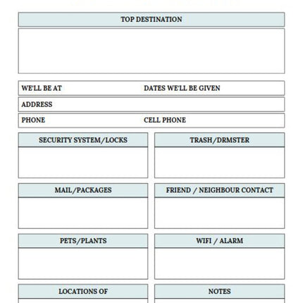 Ultimate Travel Planner | 33 Pages | Printable & Editable
