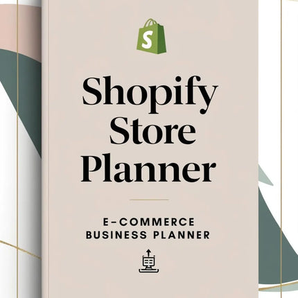 Shopify Store Planner | 60 Pages Printable & Editable