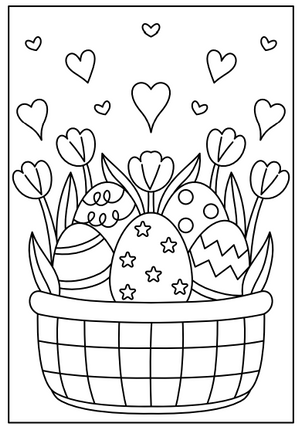 100 Easter Coloring Pages for Kids – Instant Download PDF
