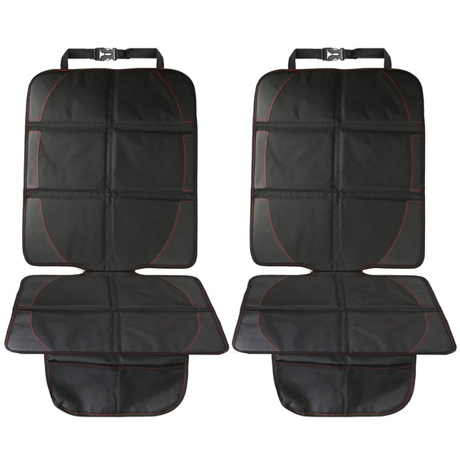 2-Pack: Car Seat Protector Cushion Mat Pad with Thick Padding