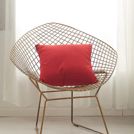 2-Piece: Solid Colored Simple Square Pillowcases