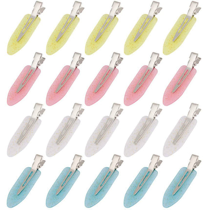 20-Piece: No Bend Hair Clips for Makeup Application