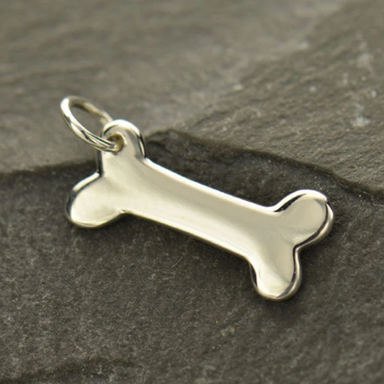 Sterling Silver Dog Bone Necklace