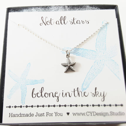 Starfish Charm Necklace