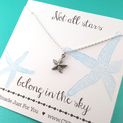 Starfish Charm Necklace