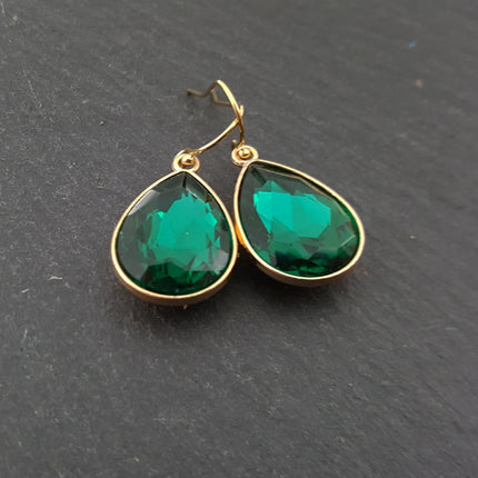 May Birthstone Earrings -Crystal Teardrop Earrings