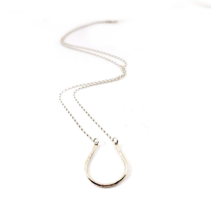 Horseshoe Necklace – Sterling Silver Lucky Charm Jewelry