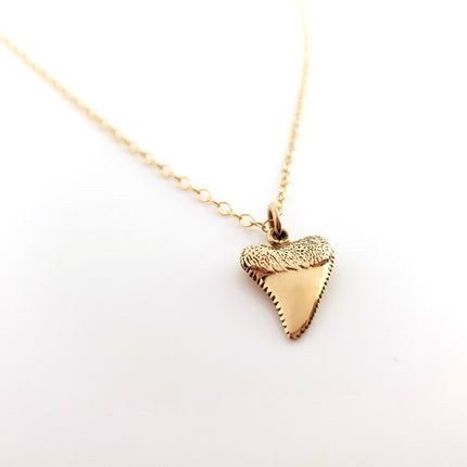Shark Tooth Necklace, 18" Gold Filled Chain - As Seen on Netflix’s The Ultimatum