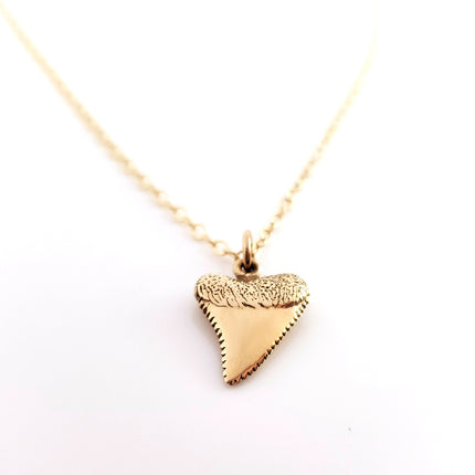 Shark Tooth Necklace, 18" Gold Filled Chain - As Seen on Netflix’s The Ultimatum
