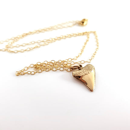 Shark Tooth Necklace, 18" Gold Filled Chain - As Seen on Netflix’s The Ultimatum