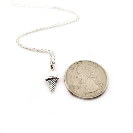 Sterling Silver Ice Cream Necklace