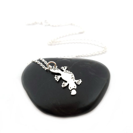 Platypus Charm - Sterling Silver Necklace - Gift for Her