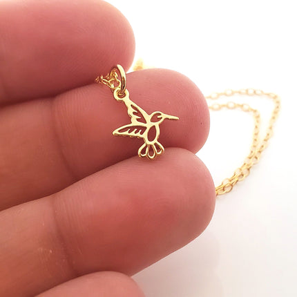 Hummingbird 14k Gold Filled Necklace