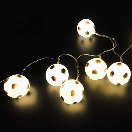 2022 World Cup Decor String Lights Soccer