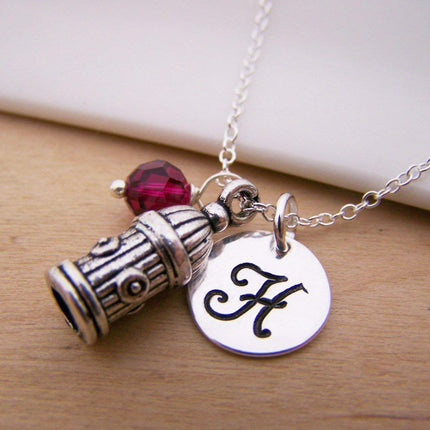 Fire Hydrant Charm Necklace – Personalized Sterling Silver Jewelry