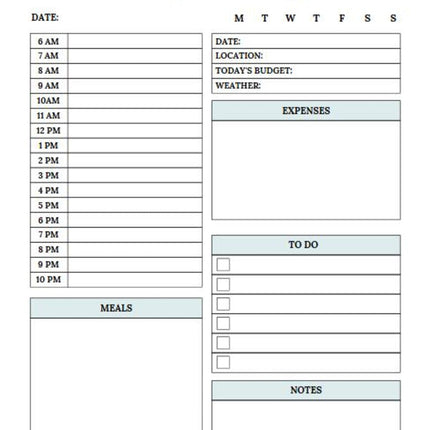 Ultimate Travel Planner | 33 Pages | Printable & Editable