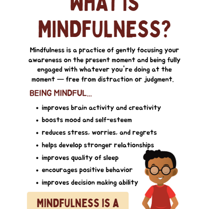 Mindfulness Journal for Kids – Canva Template with 14 Printable Pages