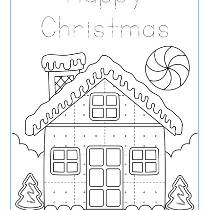 Kids Christmas Coloring & Activity Book – 100-Page Canva Template for Printable Holiday Fun