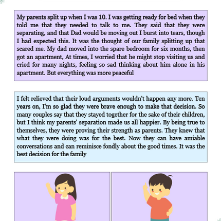 Coping with Divorce Workbook for Kids – 28-Page Canva Template with Journal & Support Tools