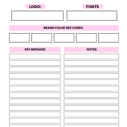 Editable Craft Business Planner – 45-Page Canva Template