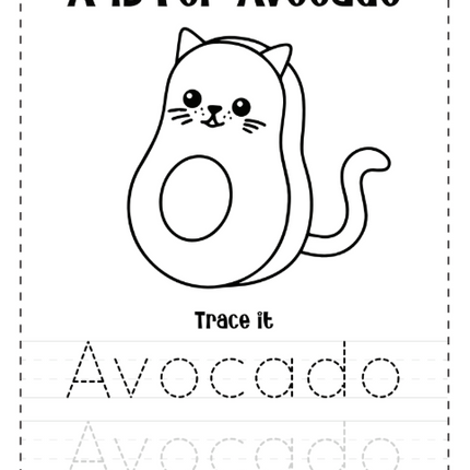 Alphabet Tracing Workbook for Kids – 148 Pages | Instant PDF Download