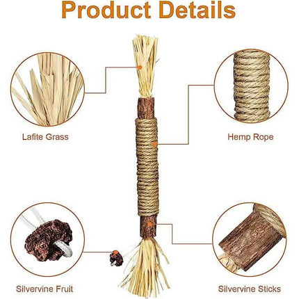 3-Pack: Silvervine Sticks Cat Toys