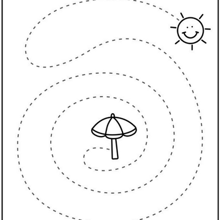“I Can Trace!” – Fun & Easy Line Tracing Workbook for Toddlers (17 Pages) – Instant Download PDF