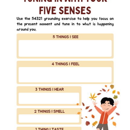 Mindfulness Journal for Kids – Canva Template with 14 Printable Pages