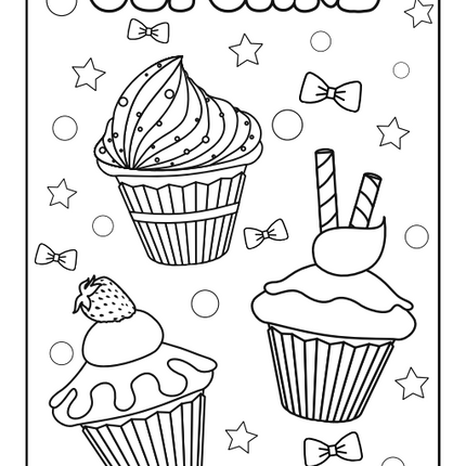 50 Easy Kids Coloring Pages – Printable Activity Pack