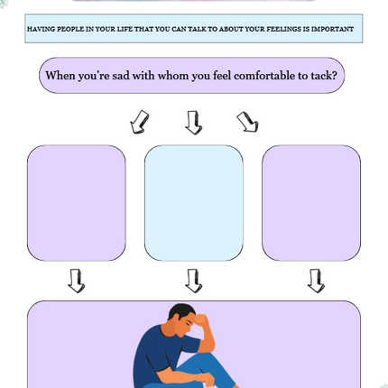 Coping with Divorce Workbook for Kids – 28-Page Canva Template with Journal & Support Tools