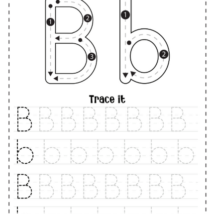 Alphabet Tracing Workbook for Kids – 148 Pages | Instant PDF Download