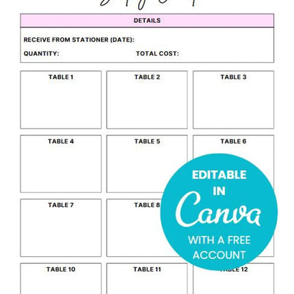 Ultimate Wedding Planner Printable | 75 Pages