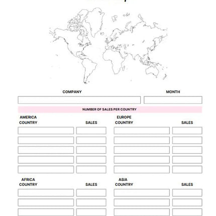 Shopify Store Planner | 60 Pages Printable & Editable