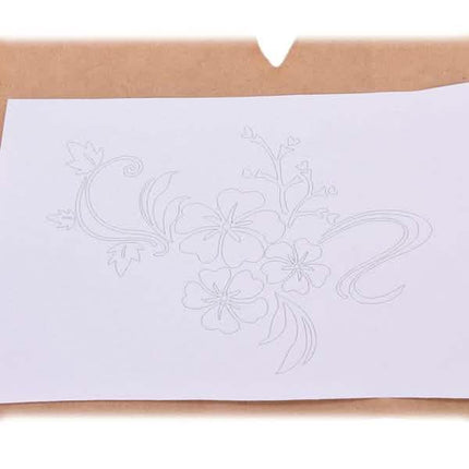 3D Mirror Flower Removable Wall Sticker