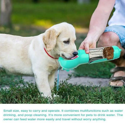 4-in-1 Portable Dog Water Bottle Dispenser