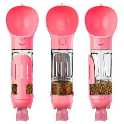 4-in-1 Portable Dog Water Bottle Dispenser