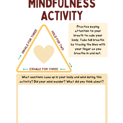 Mindfulness Journal for Kids – Canva Template with 14 Printable Pages