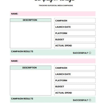 Shopify Store Planner | 60 Pages Printable & Editable