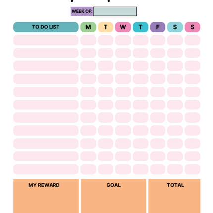 Printable Kids School Planner – 40+ Pages of Checklists, Trackers & Study Tools – Instant PDF Download