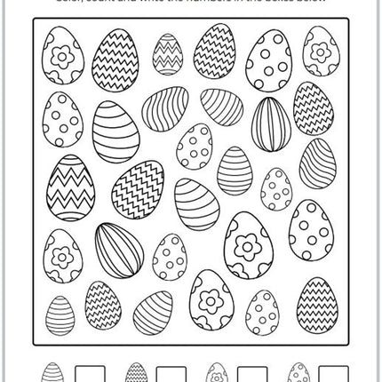 Easter Activity Book for Kids | 50 Pages | Printable