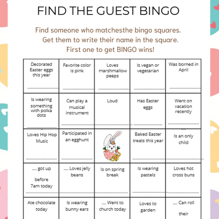 Easter Game Bundle (21 Games) – Printable Party Pack for Kids & Adults | Instant Download