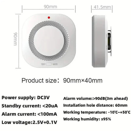 WiFi Smoke Alarm – Smart Fire Detector for Home & Business
