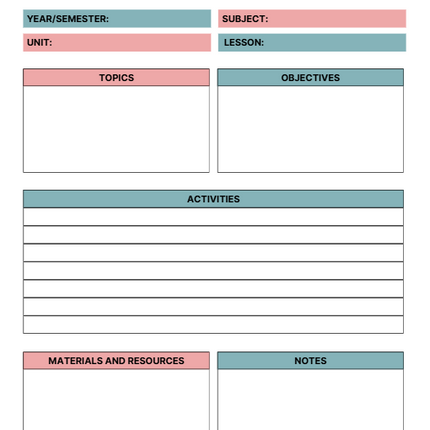 Homeschool Planner for Kids – 30+ Page Canva Template with Daily & Weekly Trackers