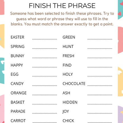 Easter Game Bundle (21 Games) – Printable Party Pack for Kids & Adults | Instant Download