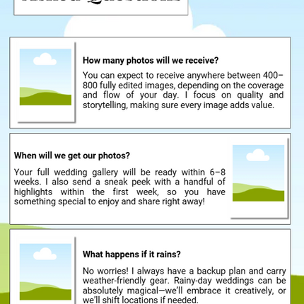 Editable Photographer Wedding Guide Template – 40+ Page Canva Magazine for Client Welcome & Info