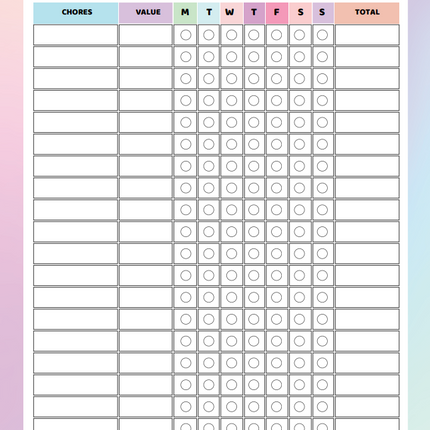 Little Helper Planner – Kids Chore Chart & Routine Organizer | Canva Template (Instant Download)